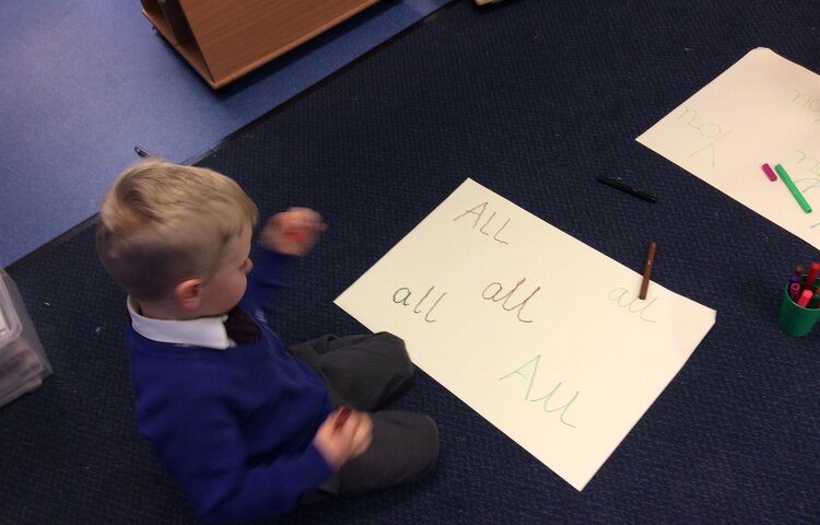 Image of Tricky word practise