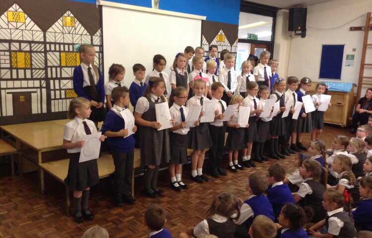 Image of Doves Did Us Proud in the Whole Class Assembly