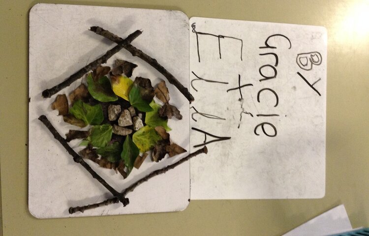 Image of *Doves' Class Create Artwork Inspired by Andy Goldsworthy