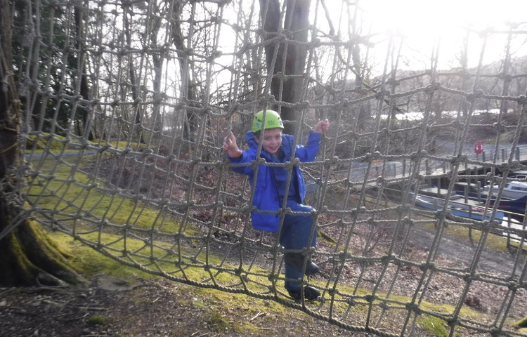 Image of Brown Pike enjoy low ropes and the leap of faith!