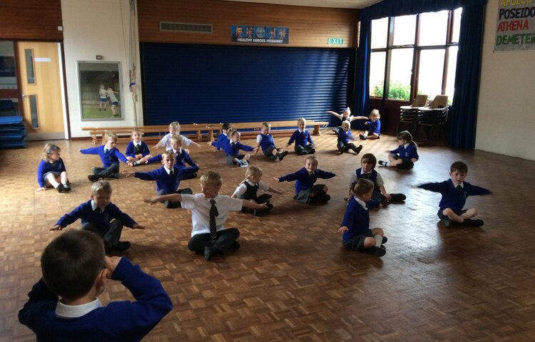 Image of Our first PE lesson