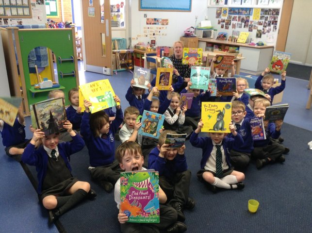Image of Yellow Ducklings celebrate World Book Day