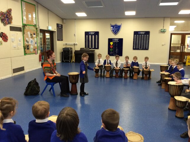 Image of Yellow Ducklings African Drumming