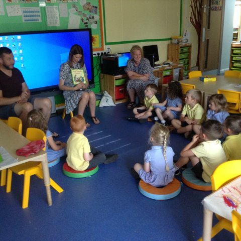 Image of Story time with Mrs Lees and Mrs Catterall