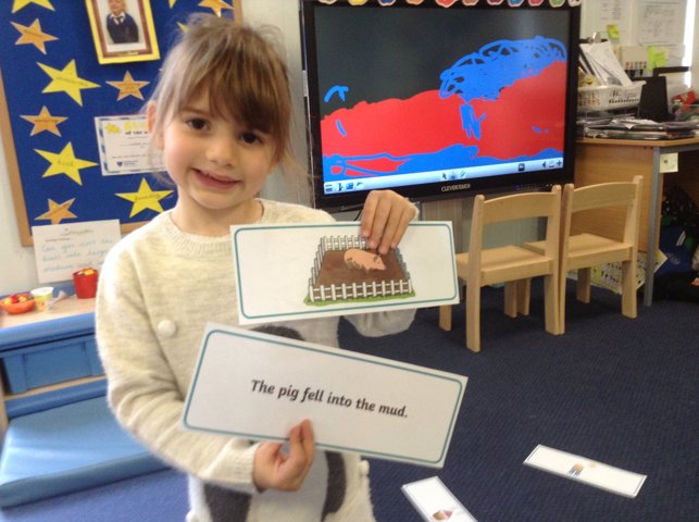 Image of We can read sentences!