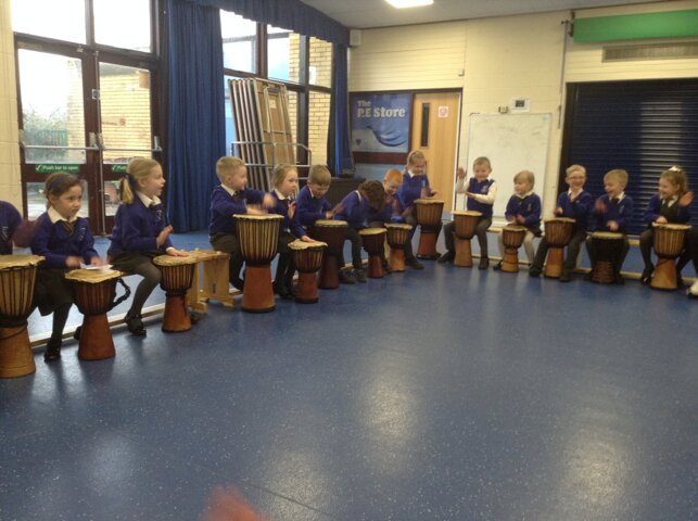 Image of African drumming 