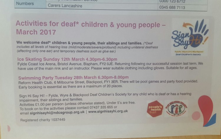Image of Activities For Deaf Children & Young People
