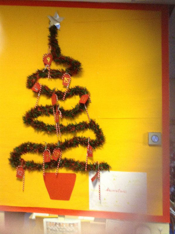 Image of Advent Calendar and Elf on the shelf