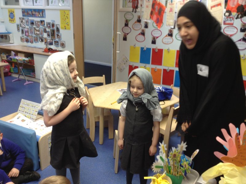 Image of Learning about hijabs 