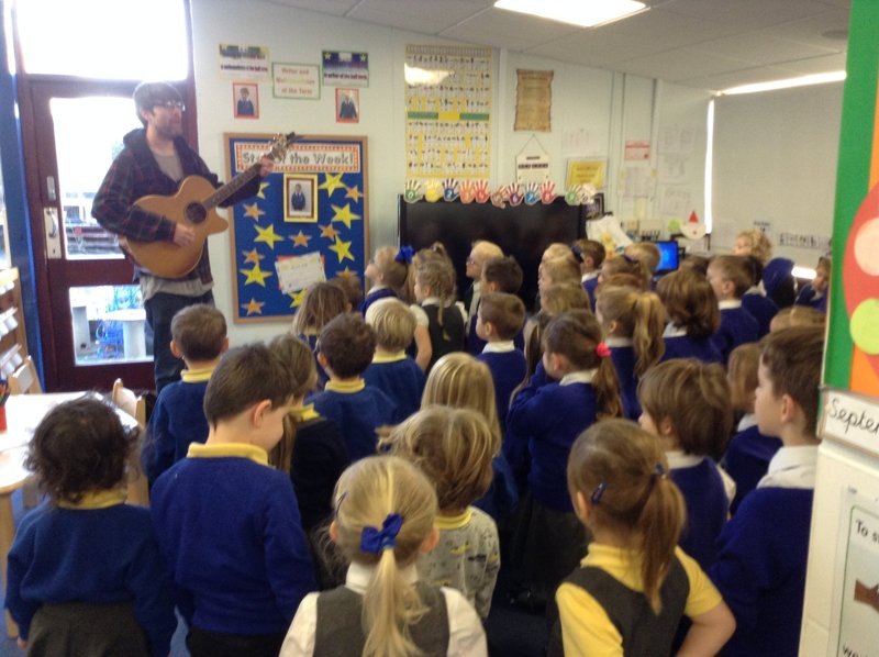 Image of A visit from a music teacher